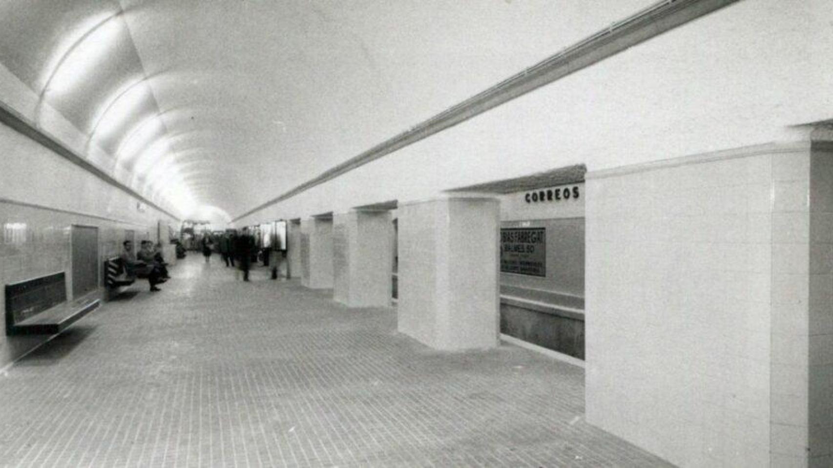 La antigua estación Correus del metro de Barcelona