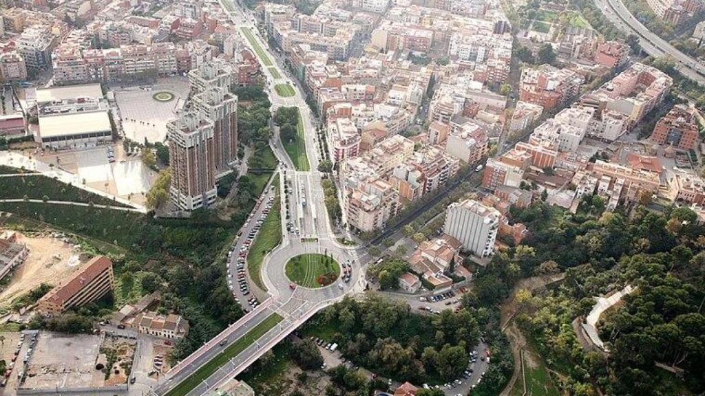 Vista aérea de Ciutat Diagonal