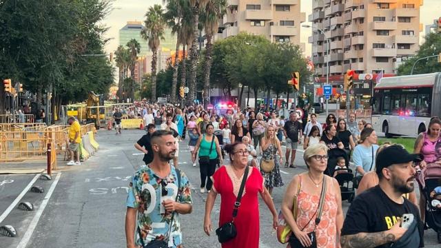 Una manifestación anterior contra la inseguridad en la Zona Franca