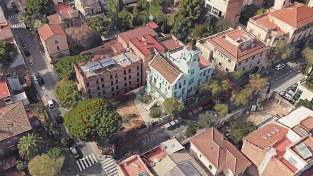 Parcela de la Casa Baurier de Barcelona