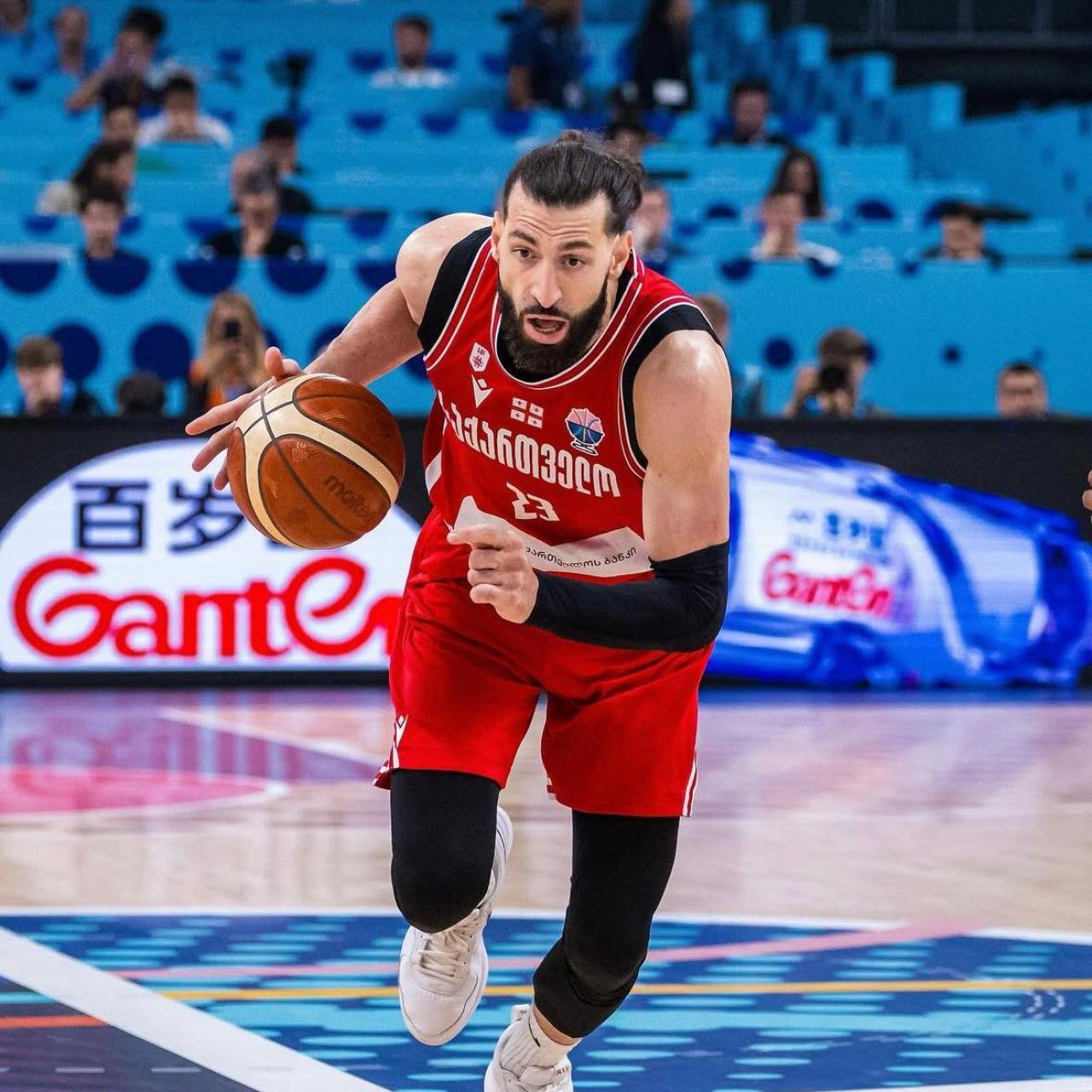 Tornike Shengelia en el Eurobasket con Georgia