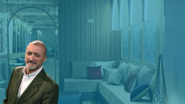Un fotomontaje dl restaurante libanés que Arturo Pérez-Reverte recomienda