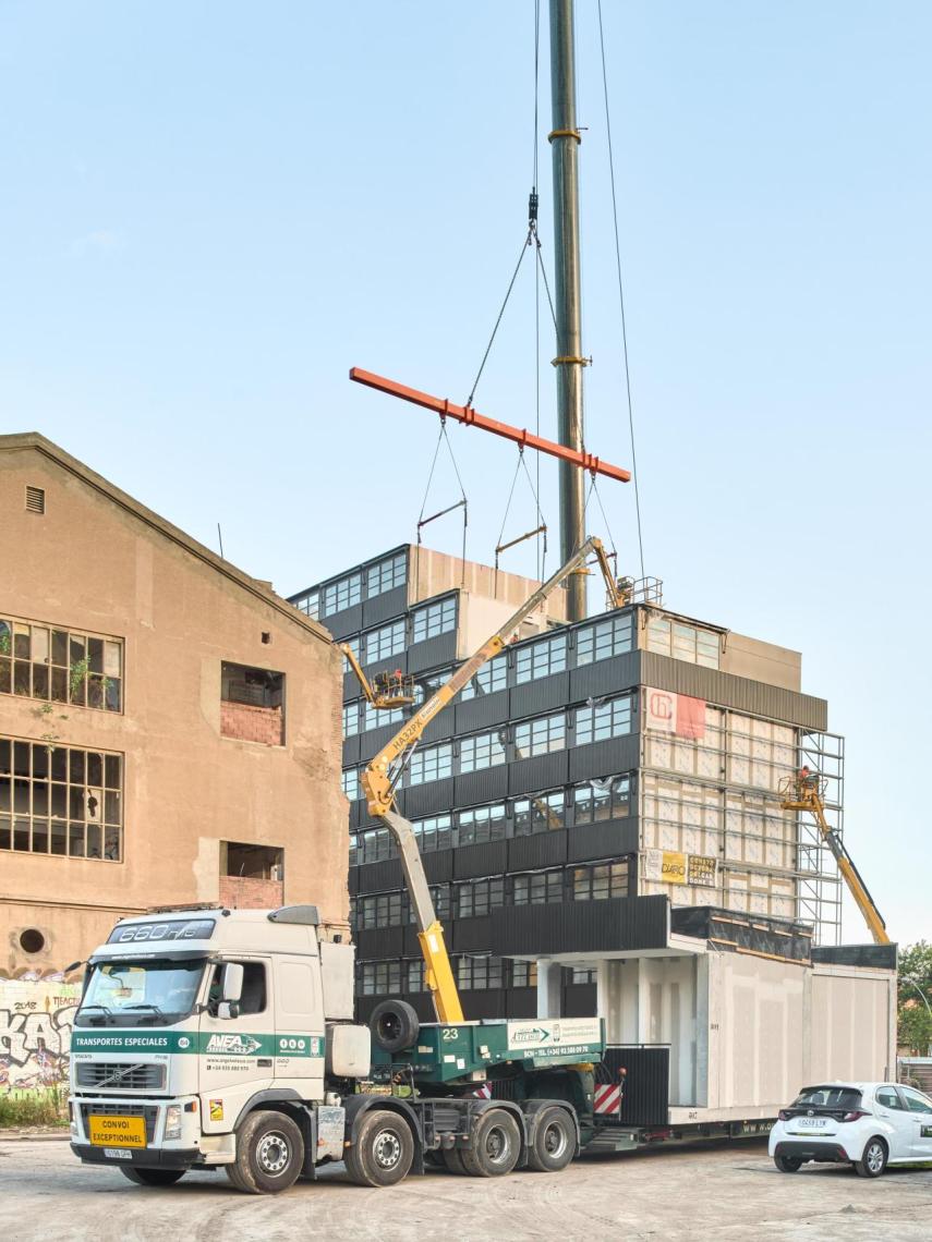 Vivienda industrializada de la calle Marruecos, 180, de Barcelona