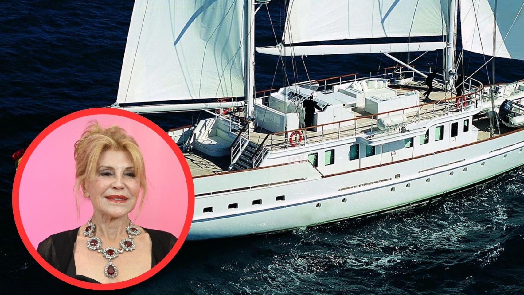 El yate de Tita Cervera