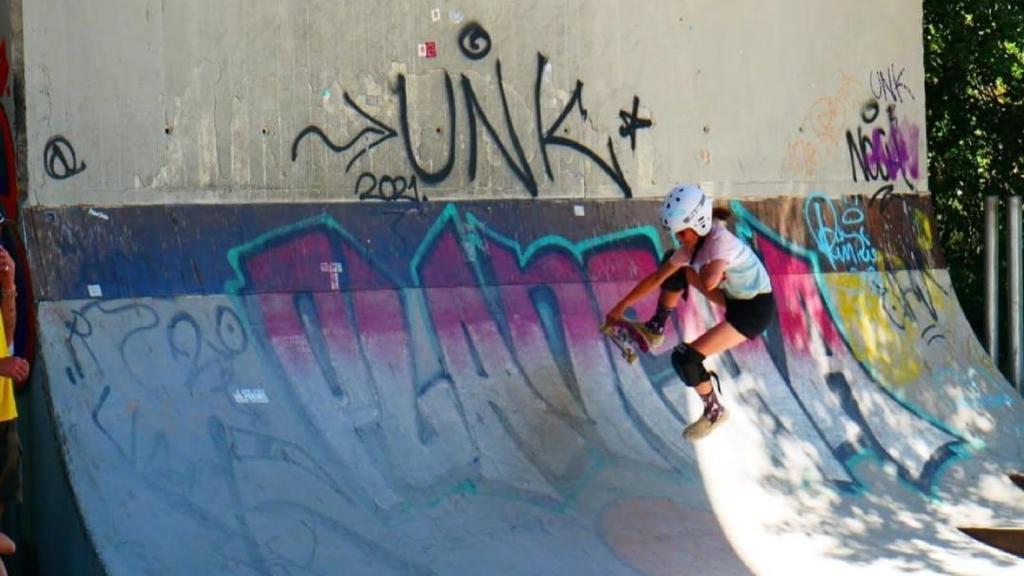 Primera competició de Valentina a Les Corts de Barcelona