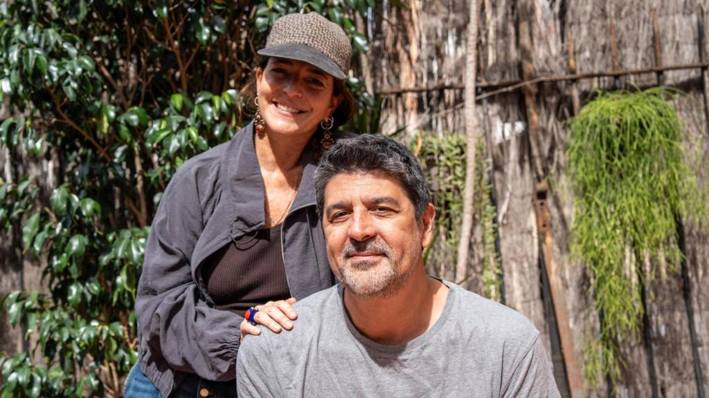 La actriz Nora Navas y el cineasta Cesc Gay