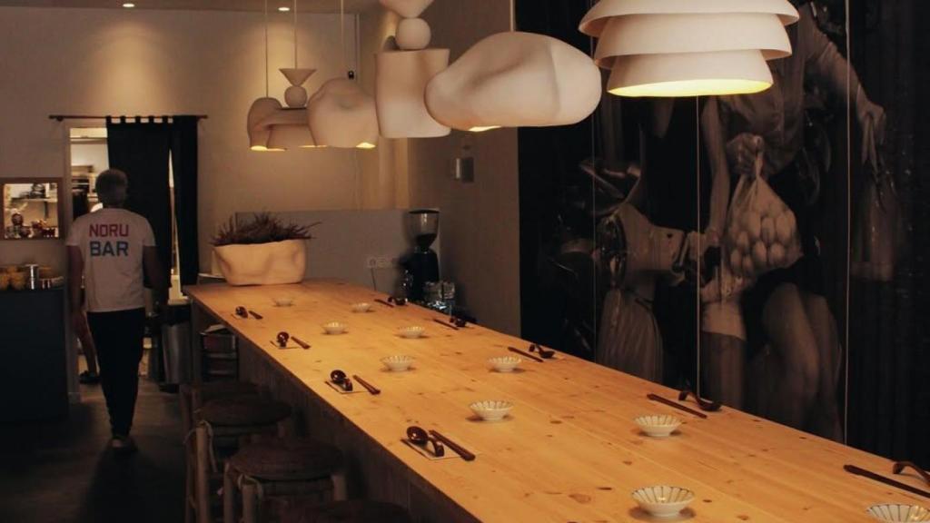 Interior del restaurante en Gràcia