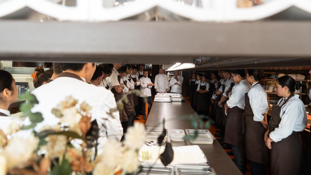 Cuina del restaurant Disfrutar