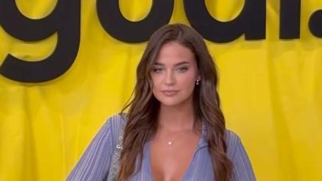 Laura Escanes en la desfilada de Desigual a Sant Adrià