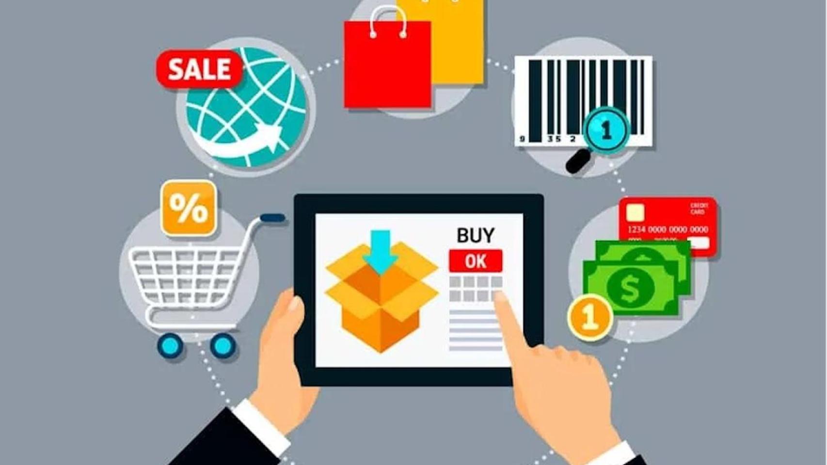 Comercio electrónico desde una tablet