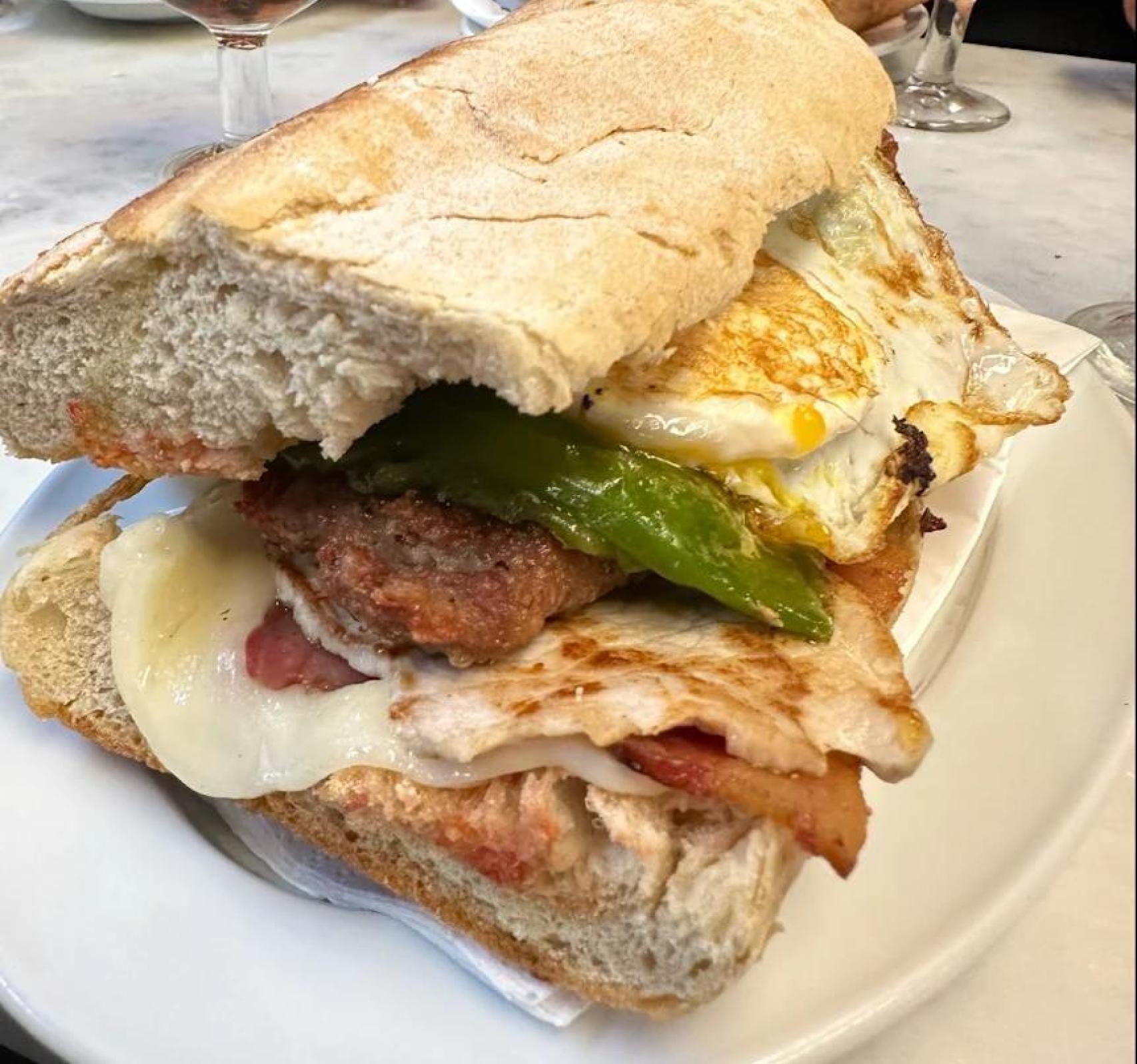 Bocadillo de El Quimet d'Horta, el popular restaurante de Barcelona