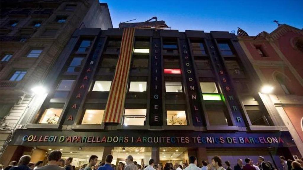 La sede del Col·legi de l'Arquitectura Tècnica de Barcelona (CATEB)