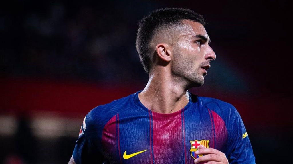 Ferran Torres ante el Valencia en el Estadi Johan Cruyff