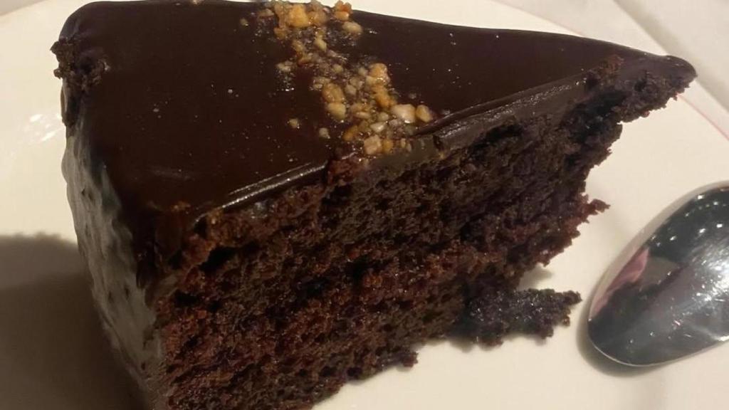 Postre en el restaurante Ultramarinos Fleming de Barcelona