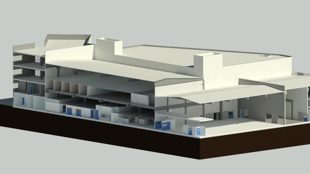 Render de la ampliación de la planta de Rubió en Castellbisbal