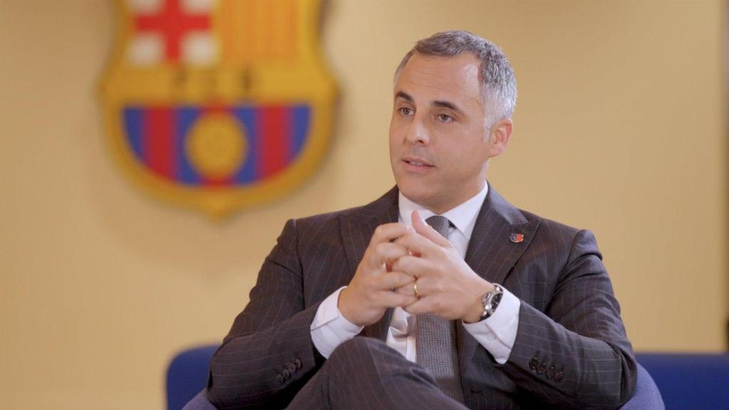 Manel del Río, nou CEO del FC Barcelona, durant una entrevista amb Barça One