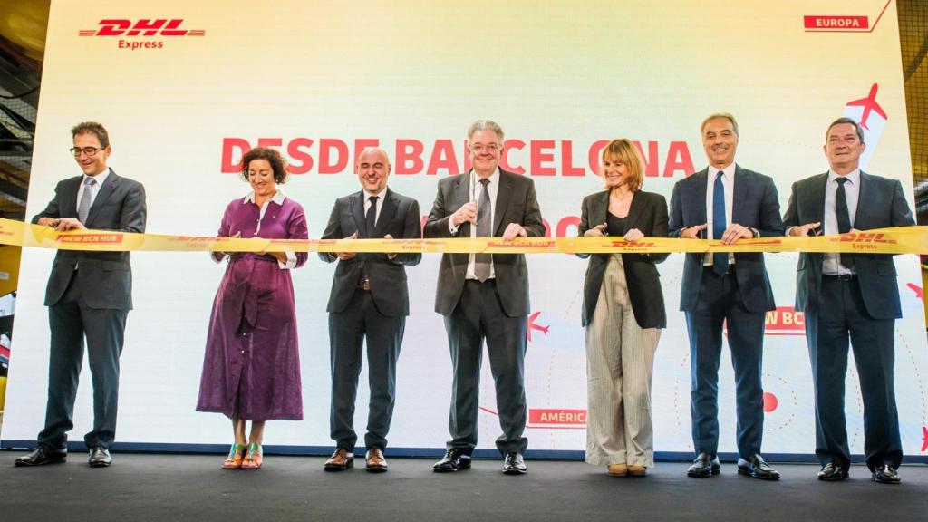 Inauguració del nou hub de DHL a l'Aeroport de Barcelona