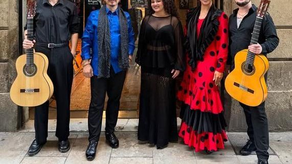 Un tablao flamenco en una cueva del Gótico en imagen en redes sociales