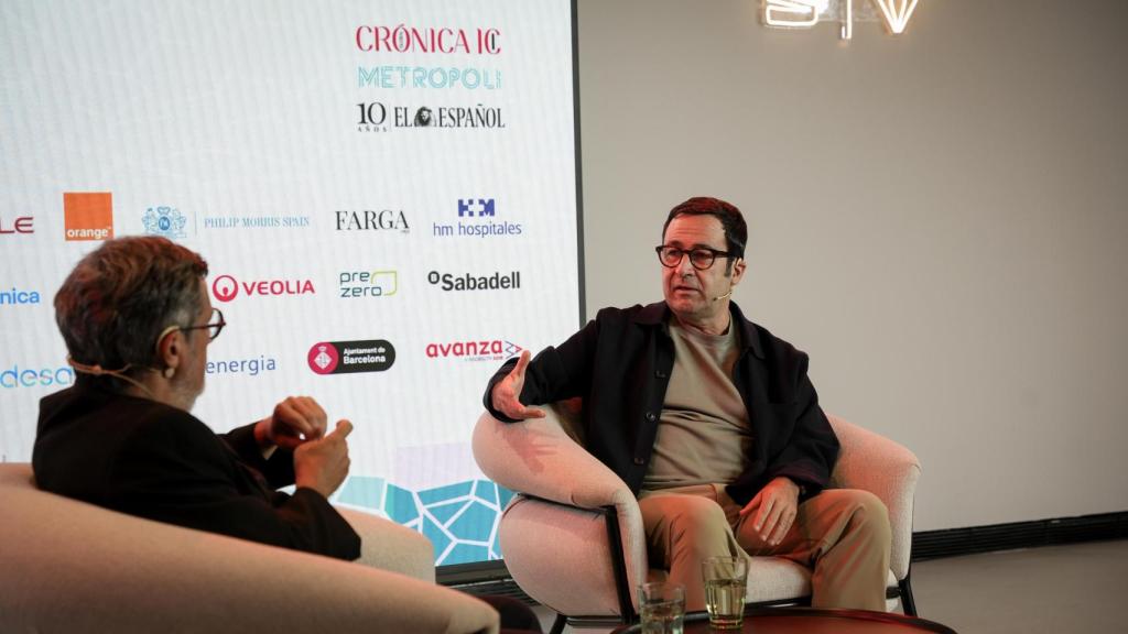 L'escriptor Daniel Vázquez durant el BCN Desperta