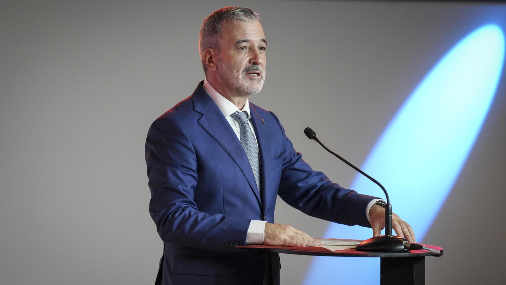 Jaume Collboni, alcalde de Barcelona, durante su intervención en el BCN Desperta!