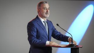 Jaume Collboni, alcalde de Barcelona, durante su intervención en el BCN Desperta!