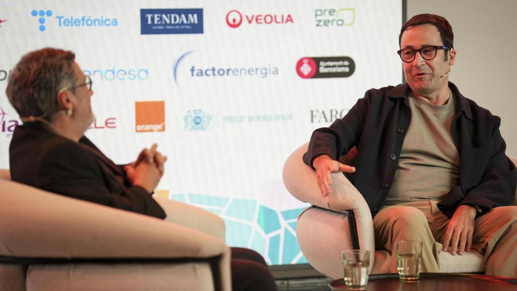 El escritor Daniel Vázquez durante el BCN Desperta