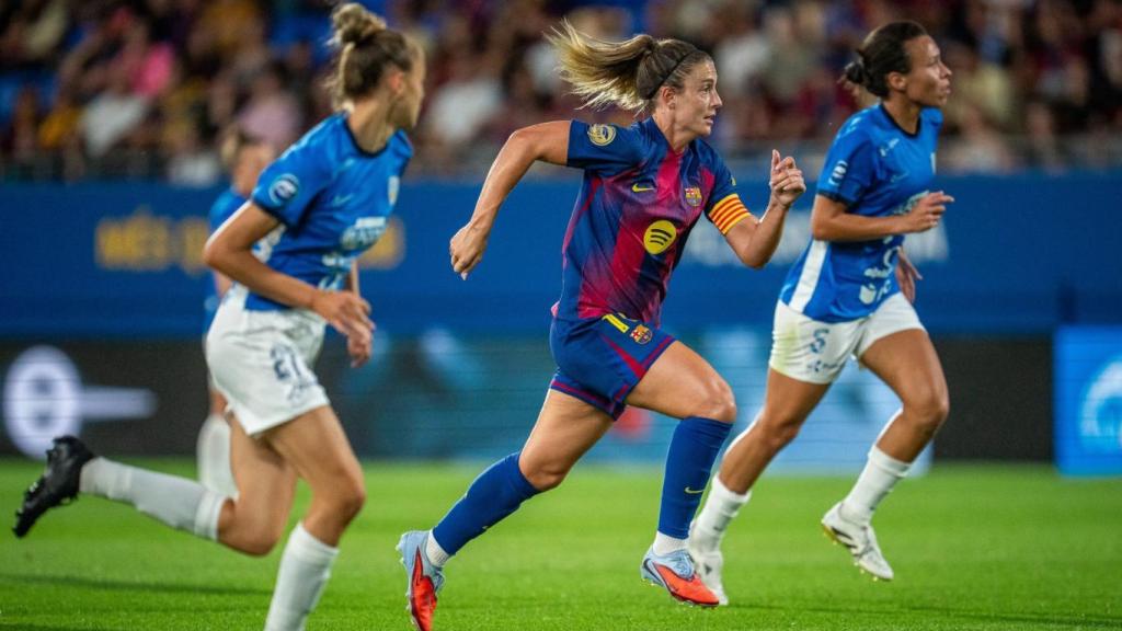 Alexia Putellas, durante la goleada del Barça Femenino contra el Alhama