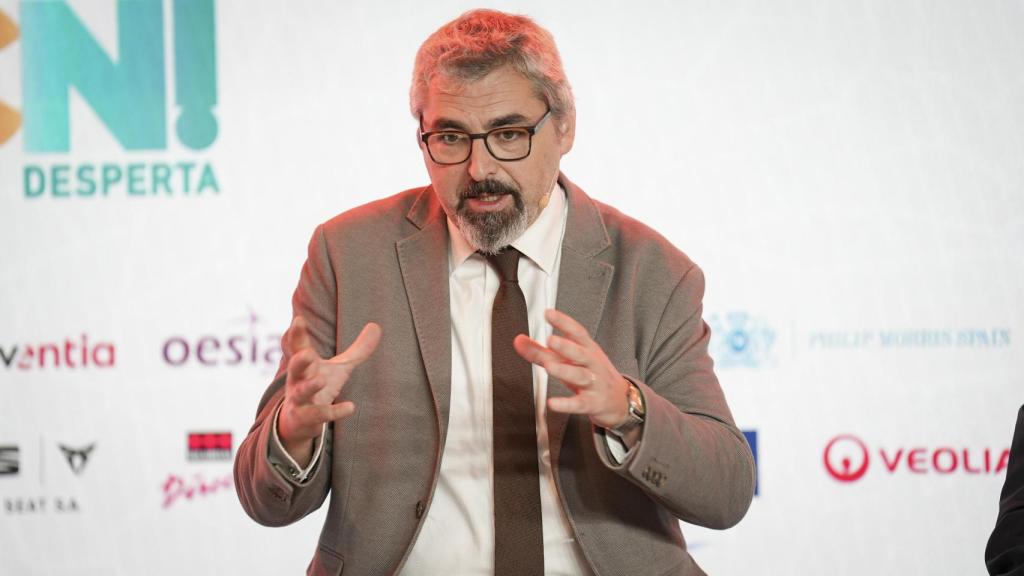 El comisionado de vivienda en el Ayuntamiento de Barcelona, Joan Ramon Riera, en las jornadas del Barcelona Desperta