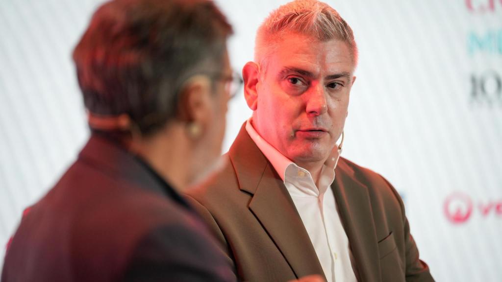 El ex director de aeropuertos de Catalunya, Òscar Oliver, en las jornadas del Barcelona Desperta