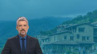 Fotomontaje de Toni Cruanyes con una imagen de Tregurà de Dalt de fondo