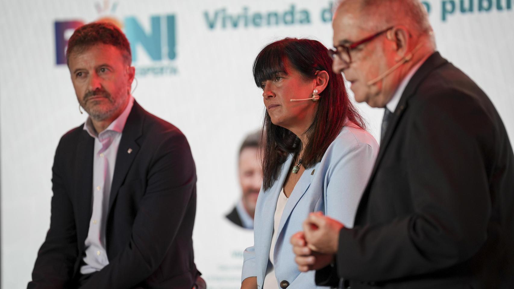 Gemma Badia, Víctor Puga y Jordi Valls