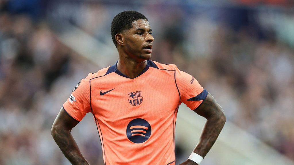 Marcus Rashford ante el Newcastle en Champions