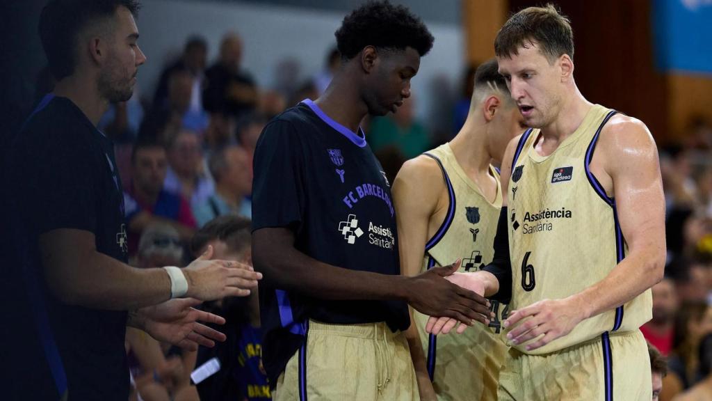 Jan Vesely vuelve a jugar con el Barça de basket tras la lesión
