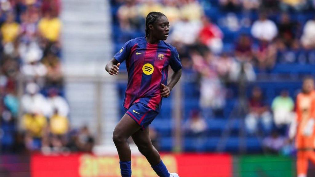 Aïcha Camara amb el Barça Femení