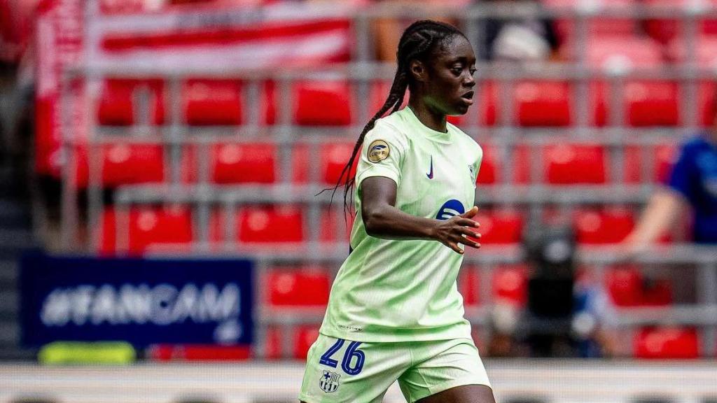 Aïcha Camara amb el Barça Femení