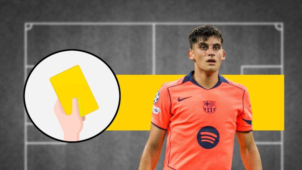 Tarjeta amarilla: Gerard Martín