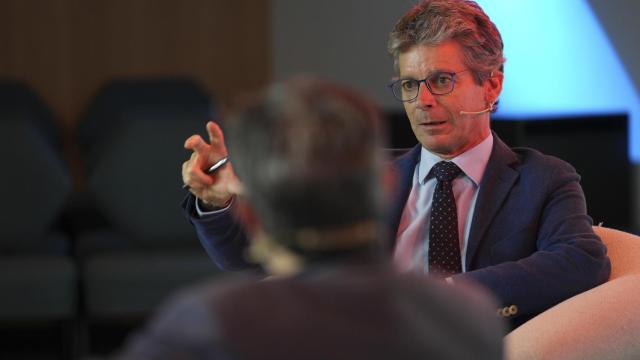 El director territorial de Endesa en Catalunya, Enric Brazís durante su participación en el foro Barcelona Desperta