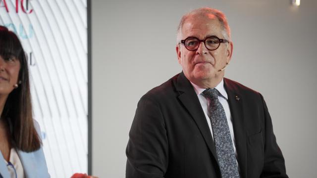 El teniente de alcalde de economía de Barcelona, Jordi Valls, en las jornadas del Barcelona Desperta