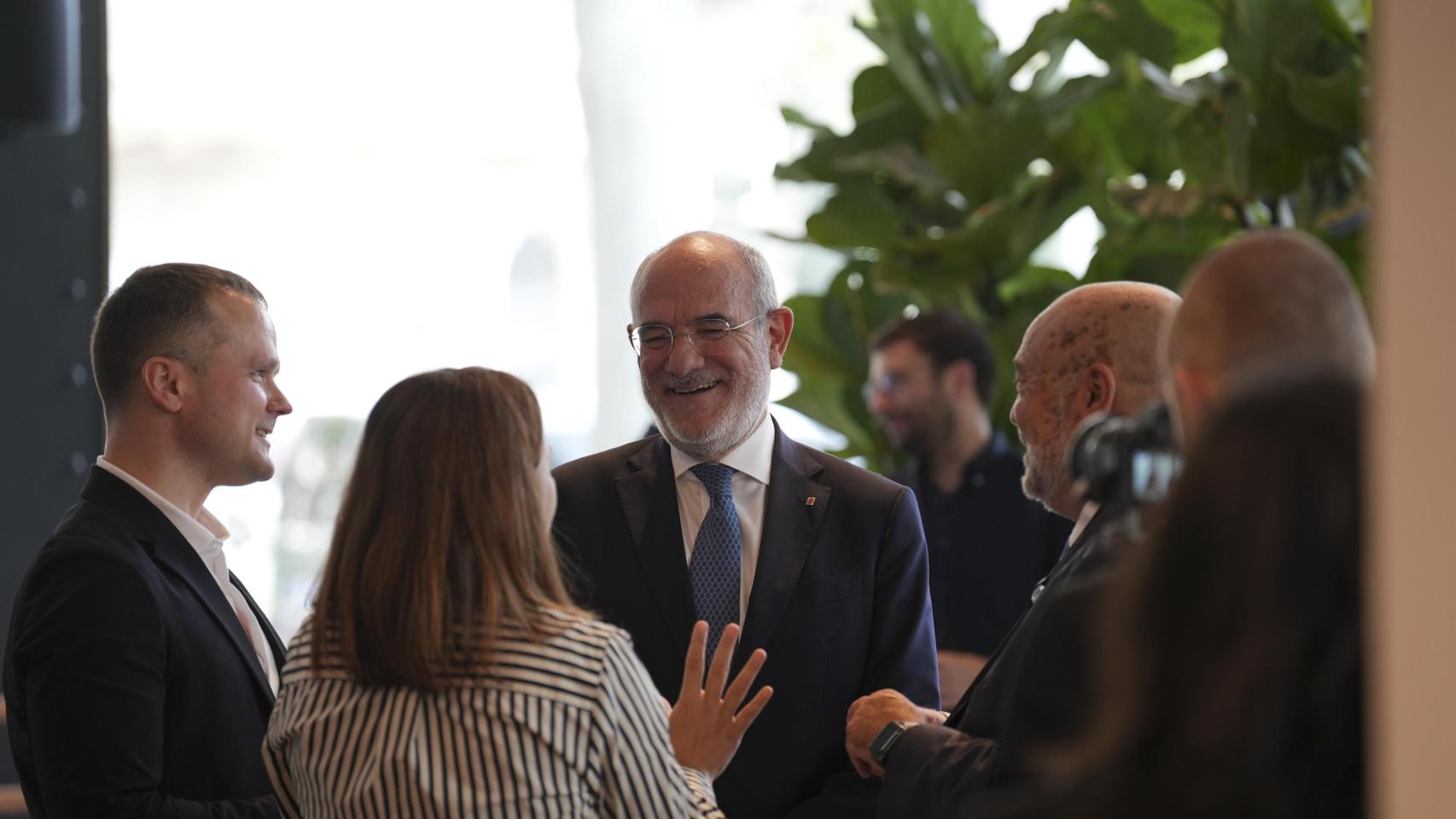 Jaume Duch, consejero de Unión Europea y Acción Exterior del Govern de la Generalitat de Catalunya, es recibido en Casa Seat