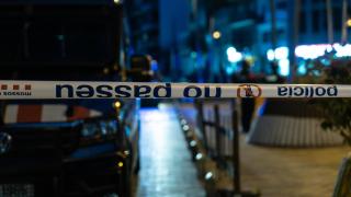 Mossos durante el 'Pla Kanpai' en Badalona
