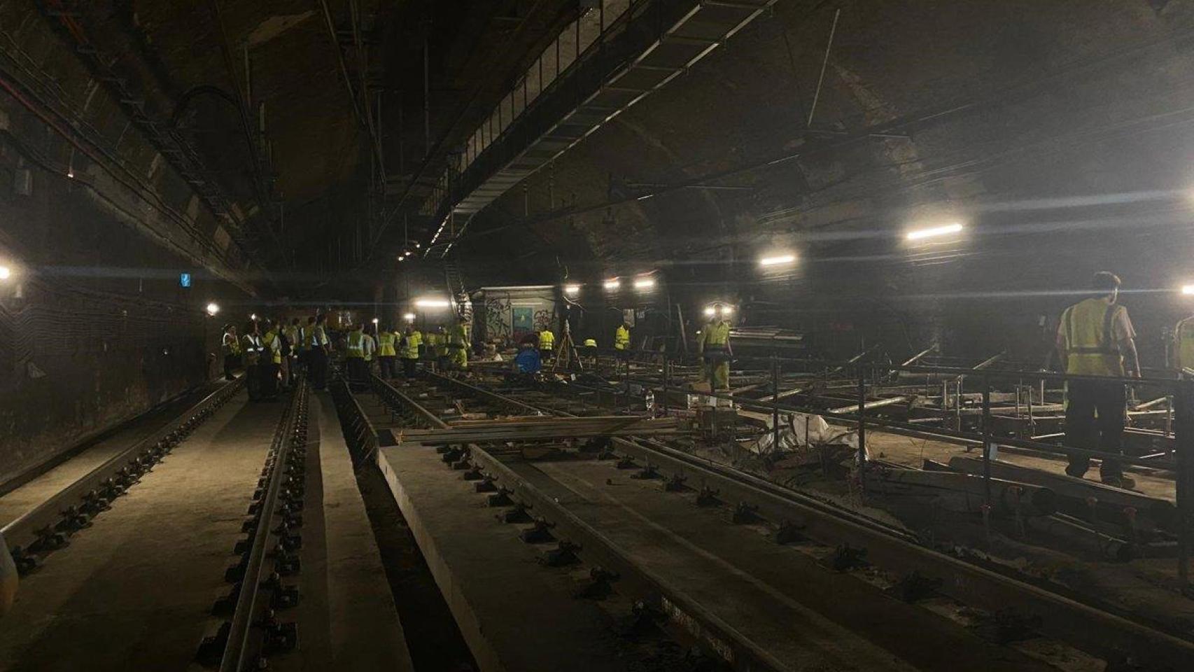 Tunel del metro de Barcelona