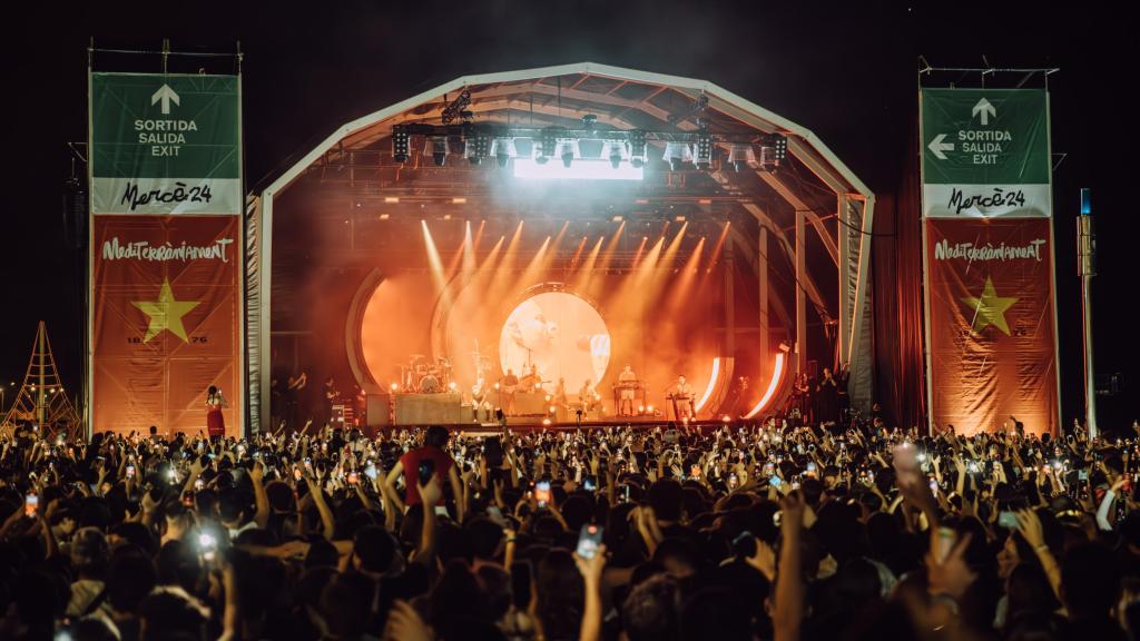 Concierto de La Mercè organizado por Estrella Damm en Barcelona