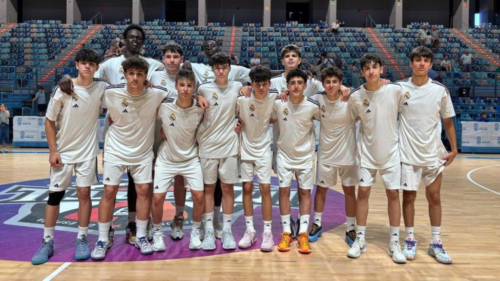 El Infantil A del Real Madrid de basket, en el campeonato de España de clubes