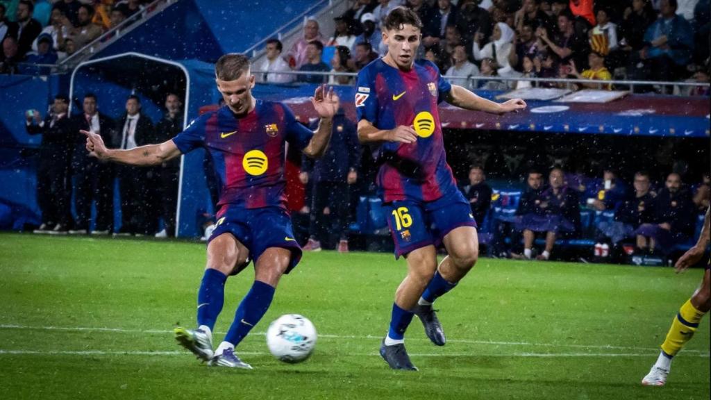 Dani Olmo marca su primer gol de la temporada 2025-26 en el Barça-Getafe