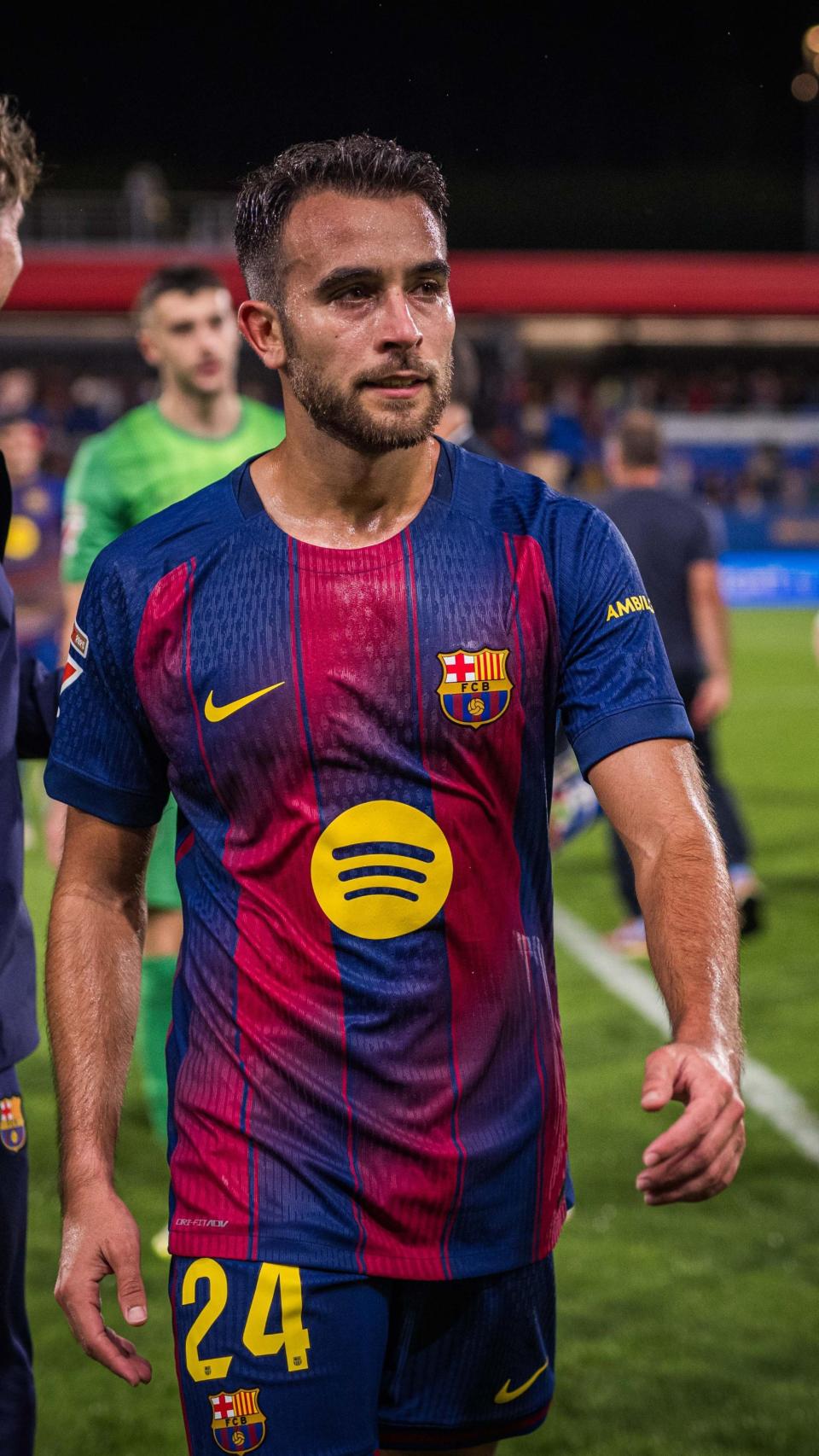Éric García, durante el partido Barça-Getafe