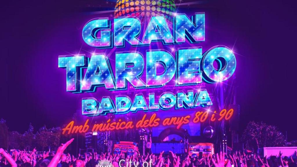 Cartel promocional del gran tardeo de Badalona