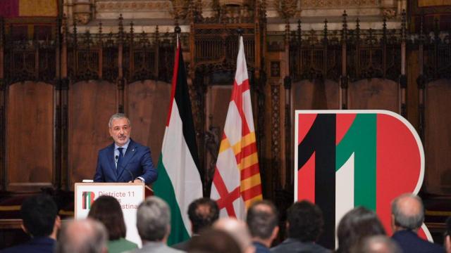 Presentación del Distrito 11, Ciudades de Palestina, en Barcelona