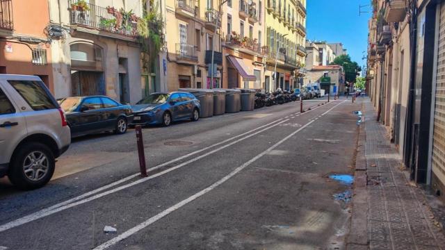 Calle Taulat en Poblenou