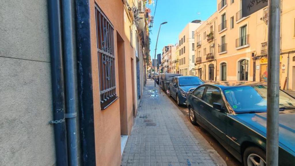 Calle Taulat en el barrio de Poblenou, Barcelona