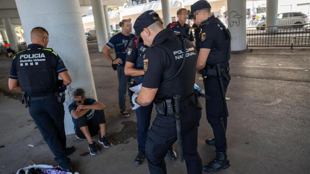 Operatiu d'aquest dilluns contra el mercat de la misèria entre Badalona i Sant Adrià